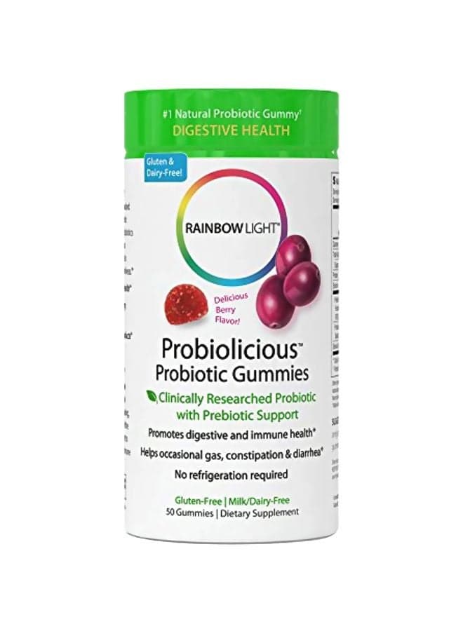 Probiolicious Probiotic Gummies - 50 Gummies