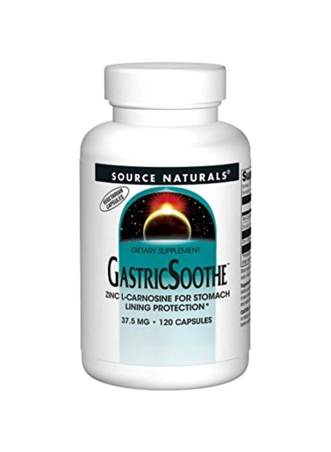 Gastric Soothe Zinc L-Carnosine Dietary Supplement 37.5 mg - 120 Vegetarian Capsules
