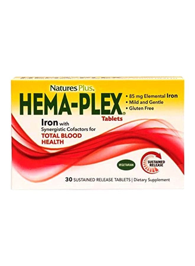 Hema-Plex Dietary Supplements - 30 Tablets