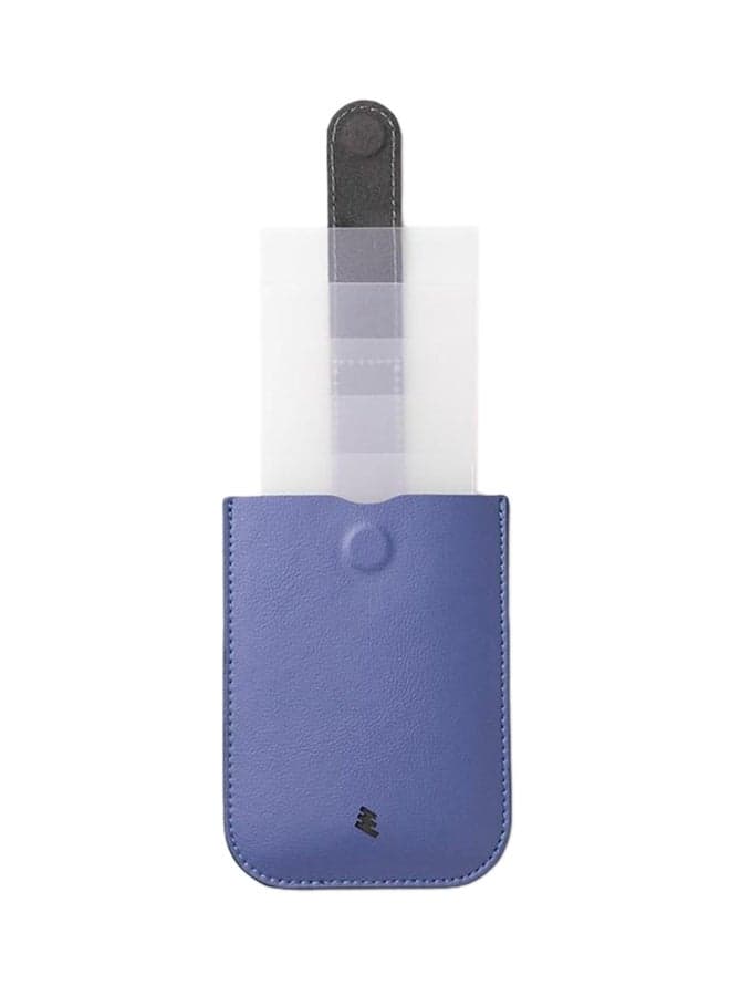 Trick Up Sleeve Card Holder Case Clear/Blue