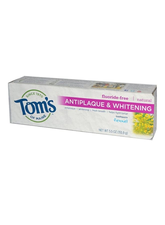 Pack Of 4 Natural Antiplaque And Whitening Toothpaste