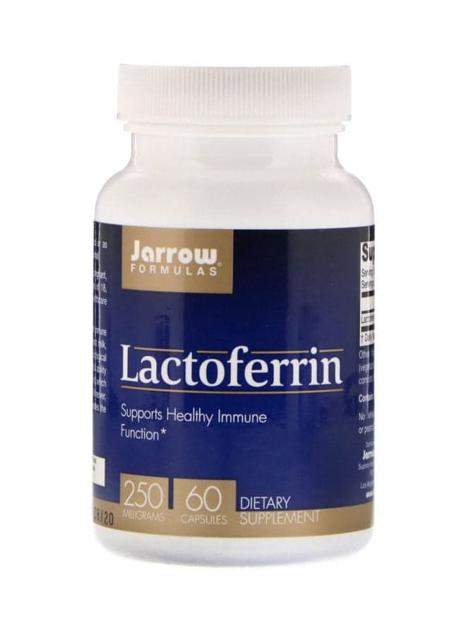 Lactoferrin Dietary Supplement 250 mg- 60 Capsules