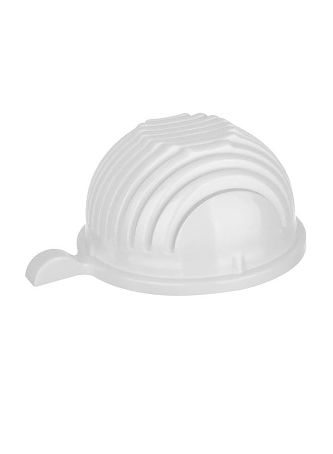Salad Cutter Bowl White