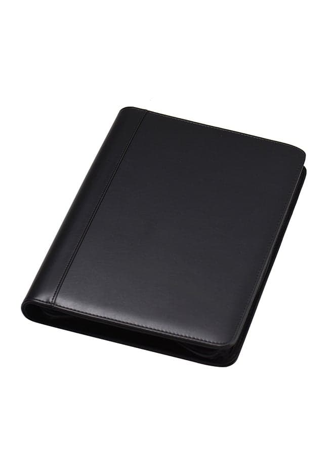Leather Business Portfolio Folder Black