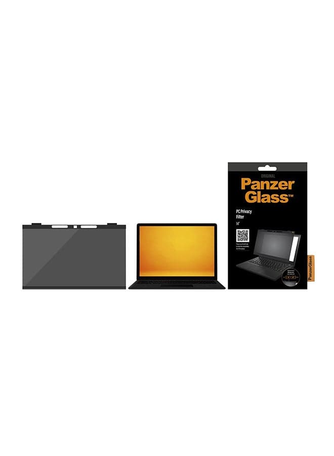 Tempered Glass Screen Protector For 14" Pc Black