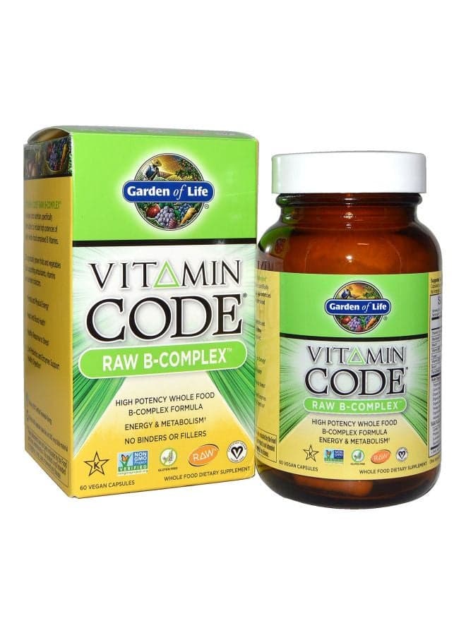 Vitamin Code Raw B Complex Whole Food Supplement - 60 Capsules