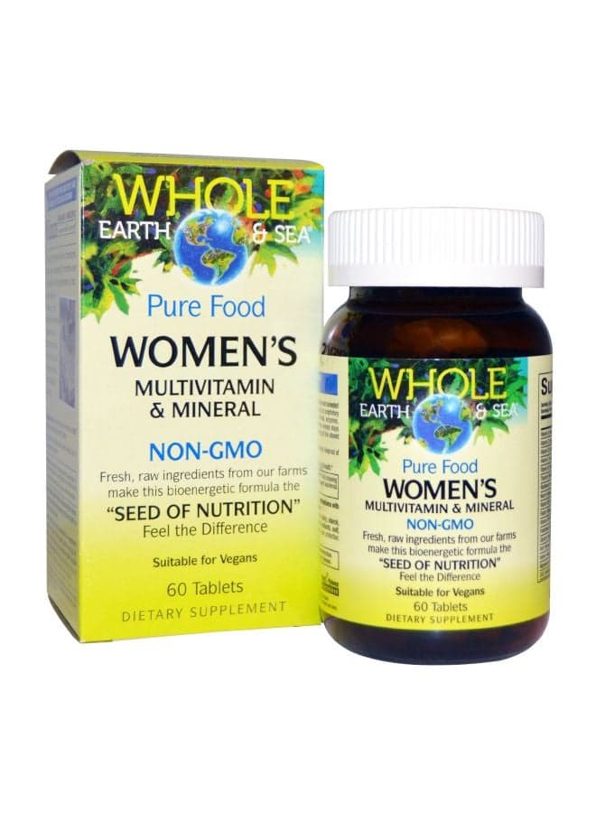 Whole Earth And Sea Multivitamin And Mineral - 60 Tablets