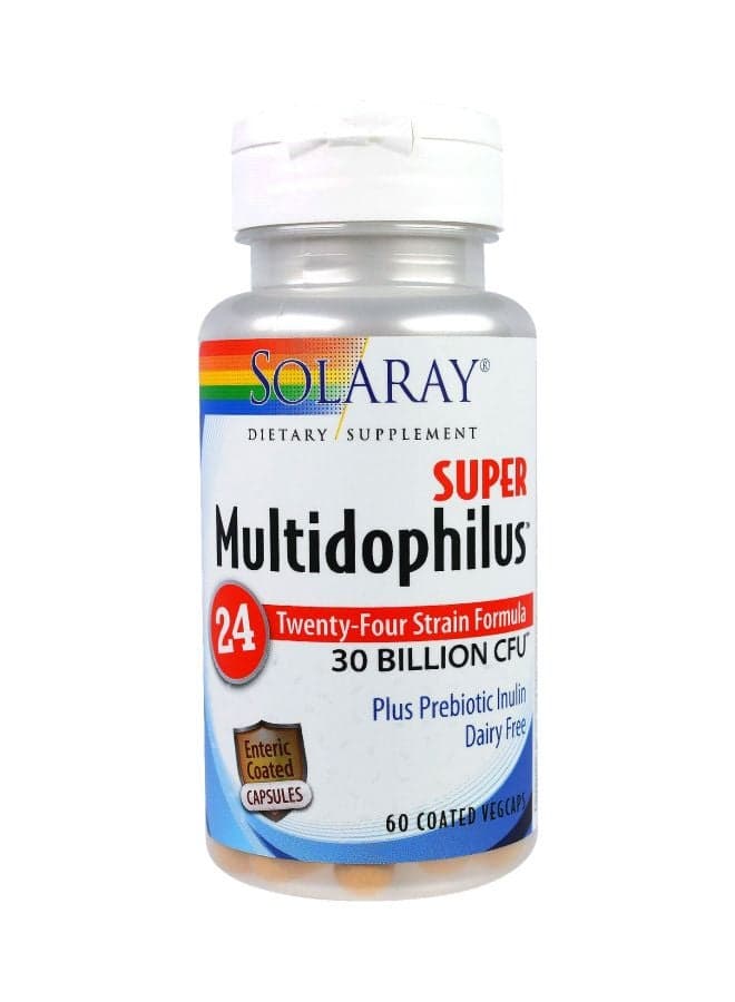 Super Multidophilus 24 Dietary Supplement 30 Billion CFU - 60 Coated Vegcaps