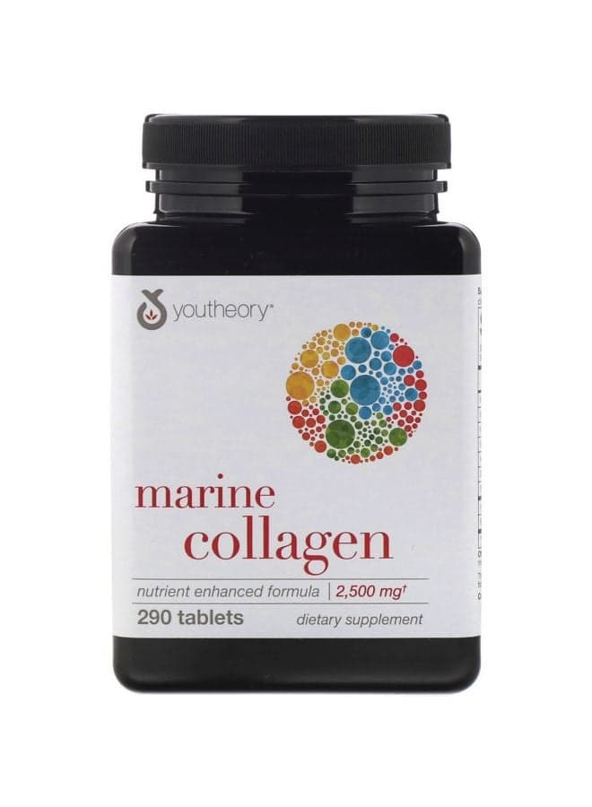 Marine Collagen 2500mg Dietary Supplement - 290 Tablets