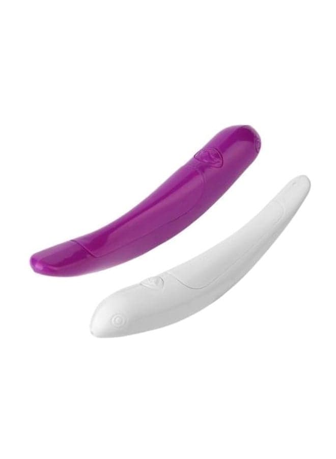 2-Piece Spice Pen And Coffee Decoration Pen White/Pink
