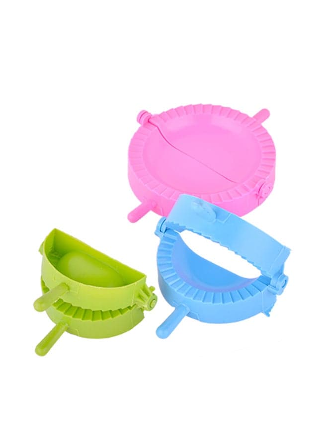 3-Piece Platic Momos Mold Multicolour 10cm