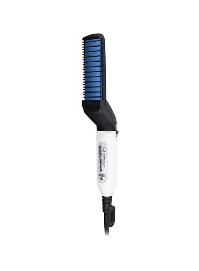 All In One Ceramic Hair Curling Iron Comb Beard Straightener Multicolour