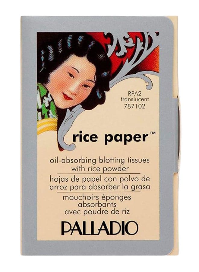 Natural Rice Powder Face Absorbs Oil Blotting Paper Beige