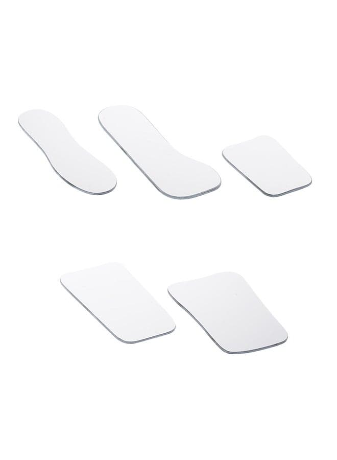 5-Piece Double Side Dental Mirror Set Silver