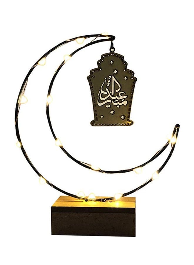 Eid Mubarak Decoration Light Brown 24x19centimeter