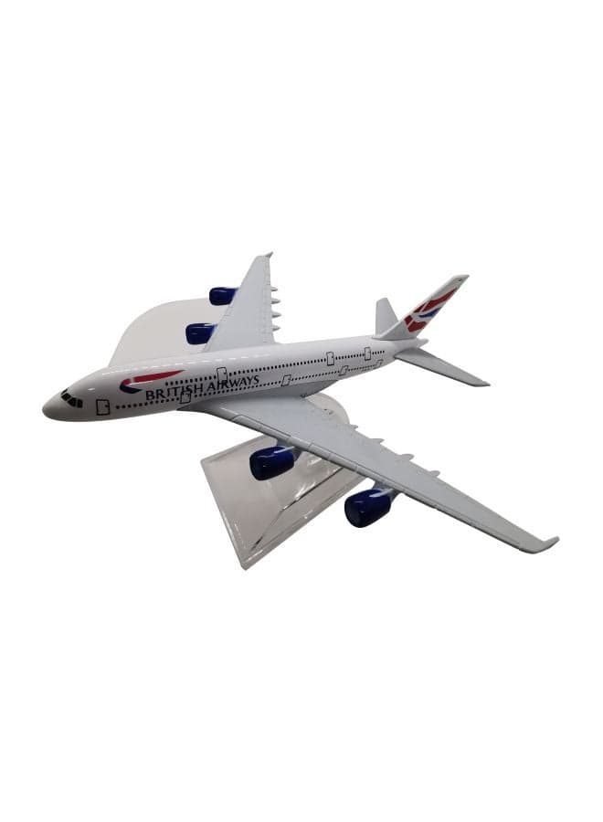 British Airways Airplane Model Toy 14cm