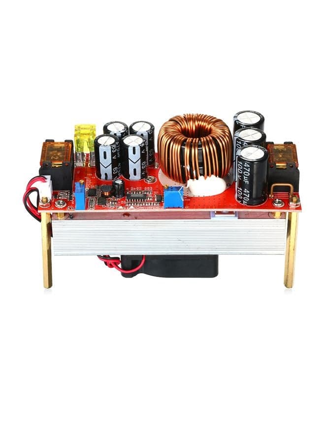 DC-DC Step-Up Converter Red/Black/Gold 15x10x8inch