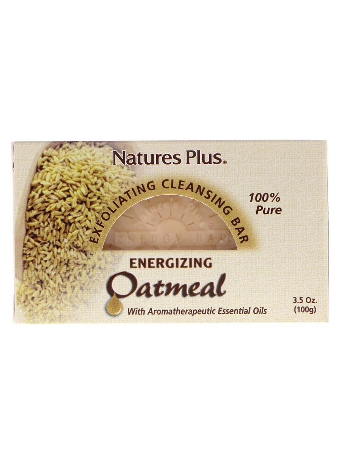 Oatmeal Exfoliating Cleansing Bar Beige 100grams