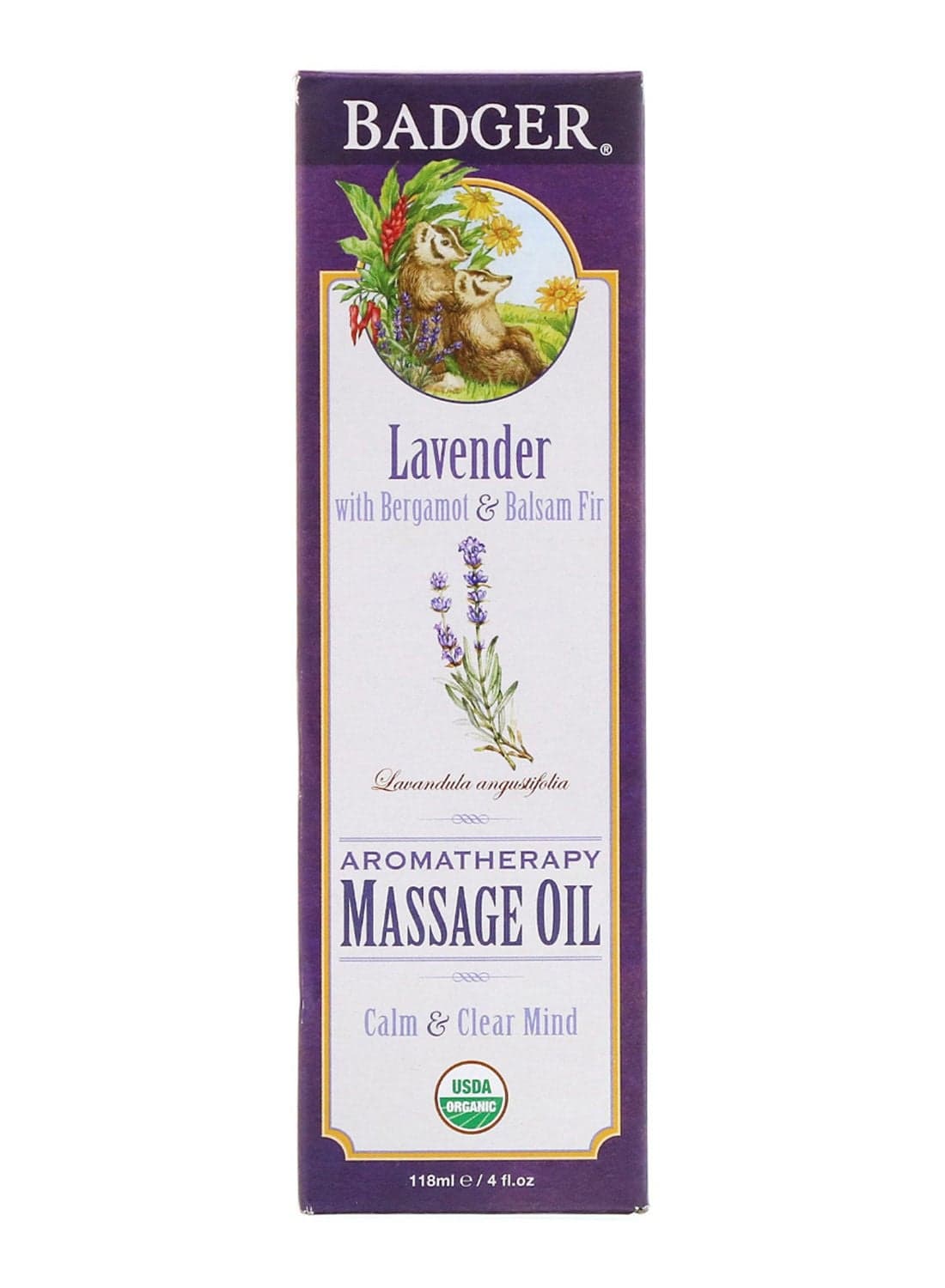 Lavender Aromatherapy Massage Oil 118ml