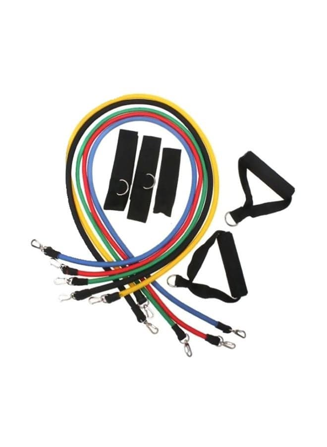 11-Piece Yoga Resistance Band Set