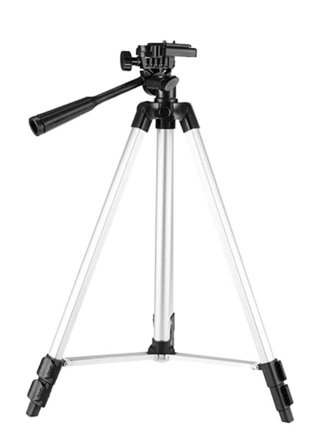 Portable Lightweight Tripod Stand Silver/Black