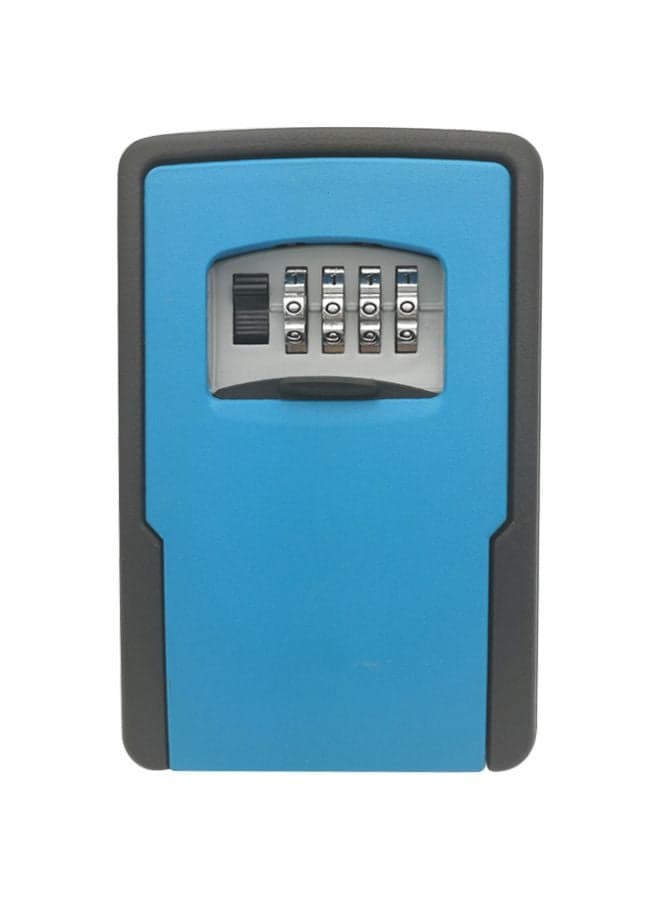 Wall Mounted Key Lock Box Blue/Black