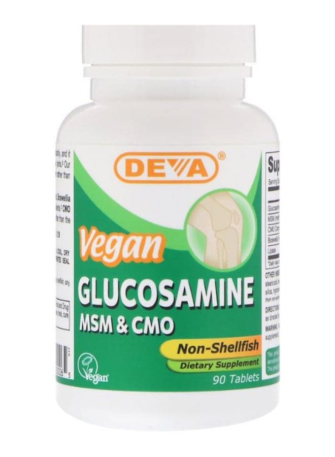 Vegan Glucosamine MSM CMO Non-Shellfish - 90 Tablets