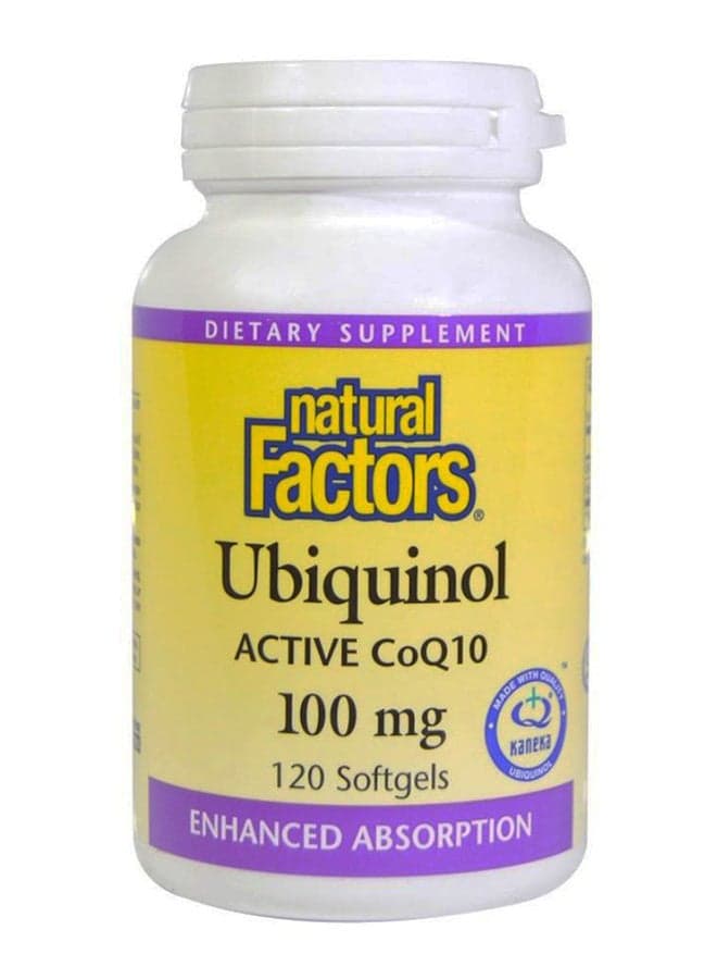 Ubiquinol Dietary Supplement - 120 Softgels 100 mg