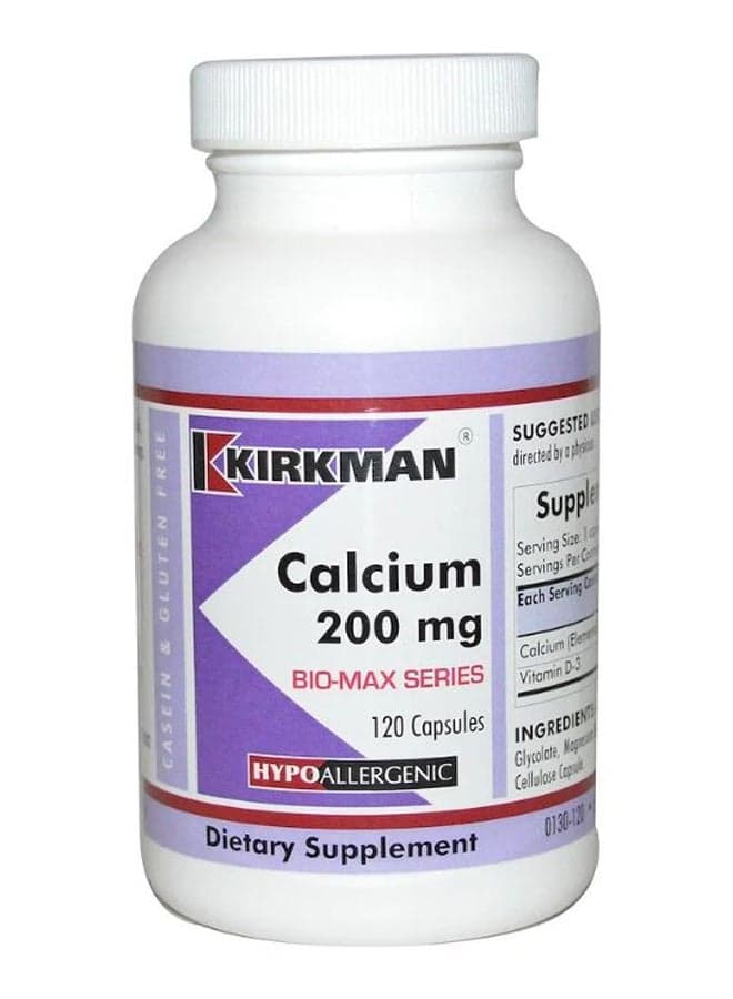 Bio-Max Series Hypoallergenic Calcium - 120 Capsules