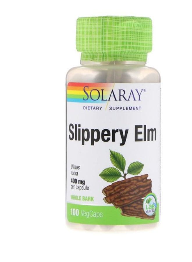 Slippery Elm Whole Bark - 100 VegCaps