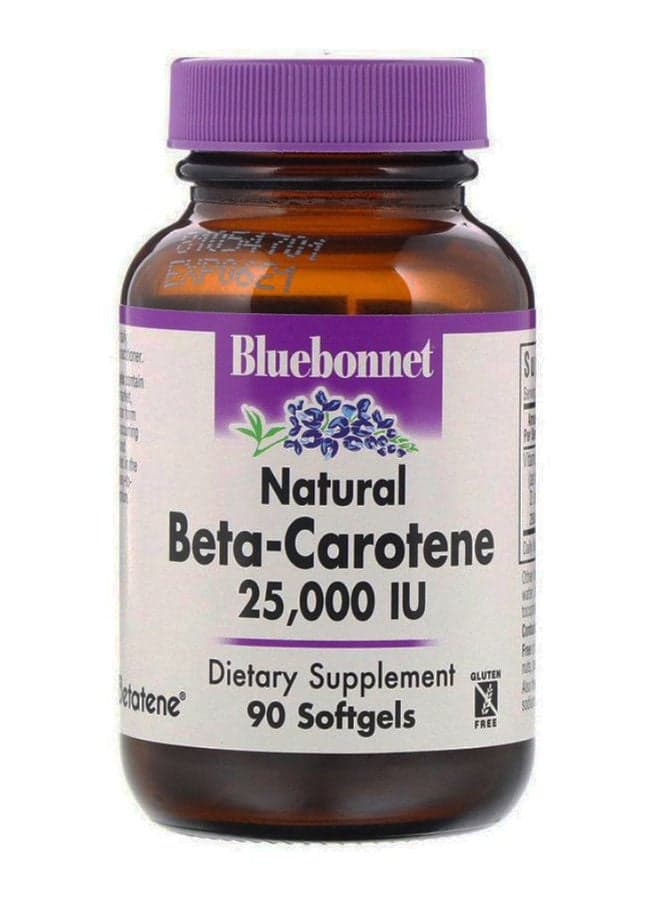 Natural Beta-Carotene - 90 Softgels