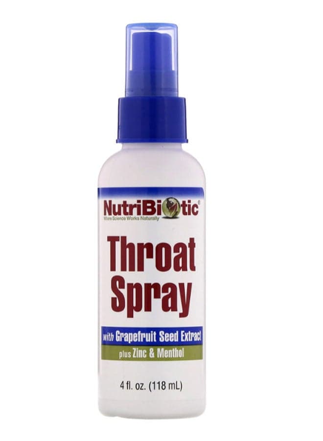 Throat Spray With Grapefruit Seed Extract Plus Zinc And Menthol