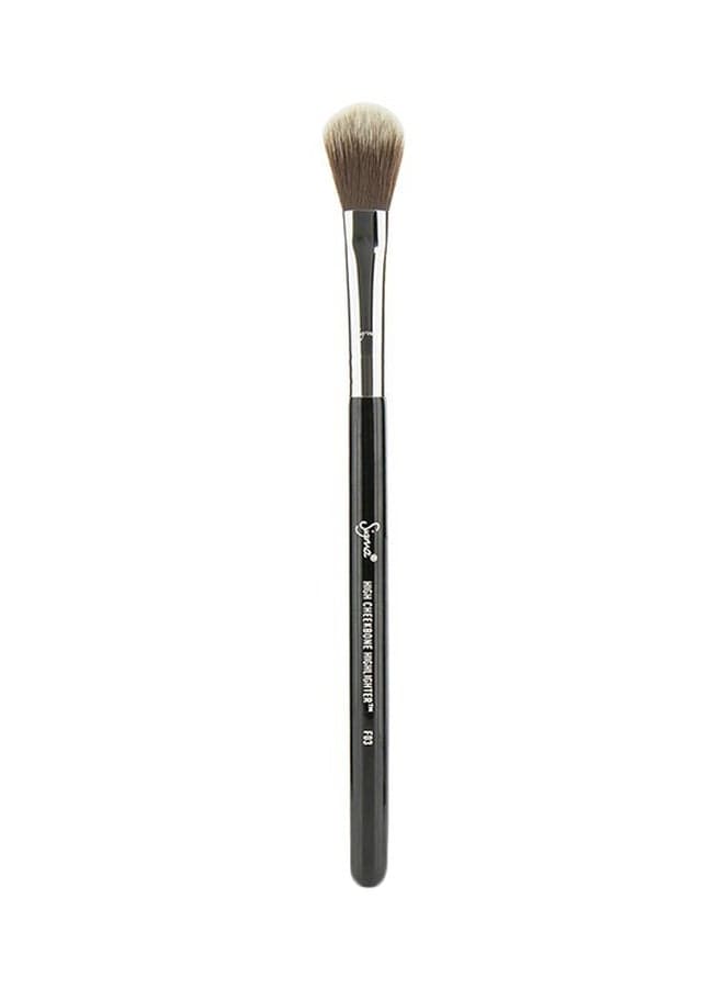 High Cheekbone Highlighter Brush Black/Silver/White