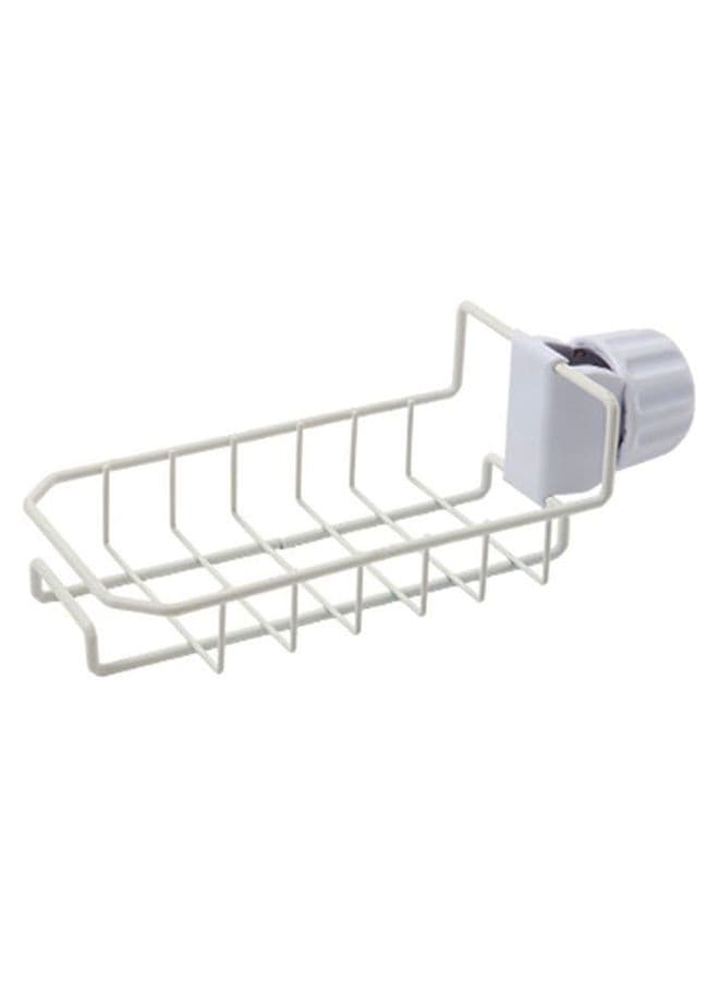 Faucet Bathroom Storage Rack White
