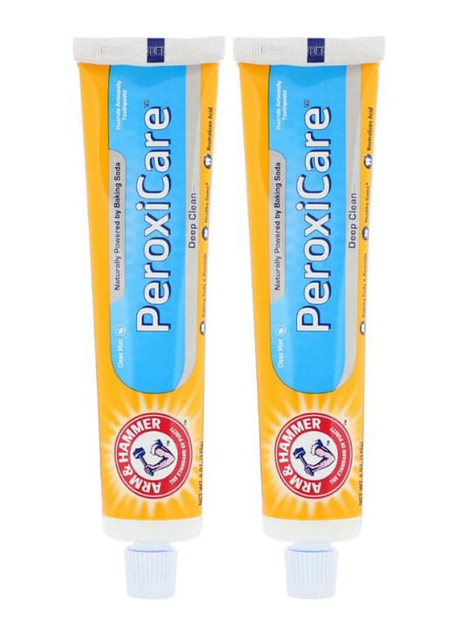 2-Piece Mint Peroxi Care Deep Clean Toothpaste Set