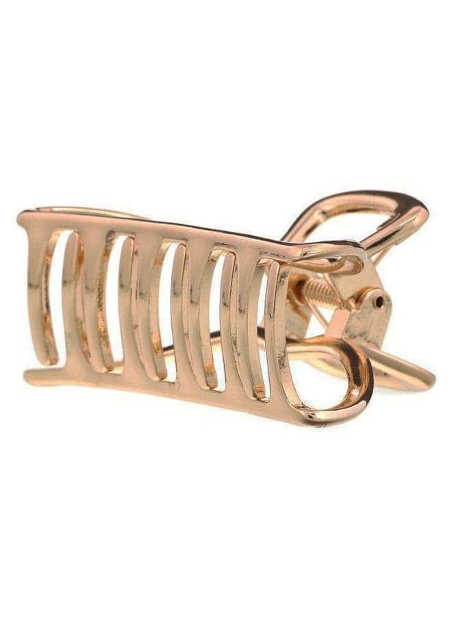 Open Shape Claw Clip Gold