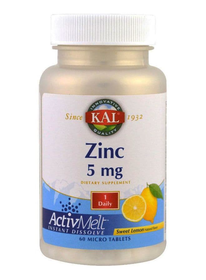 Zinc Active Melt Sweet Lemon - 60 Micro Tablets
