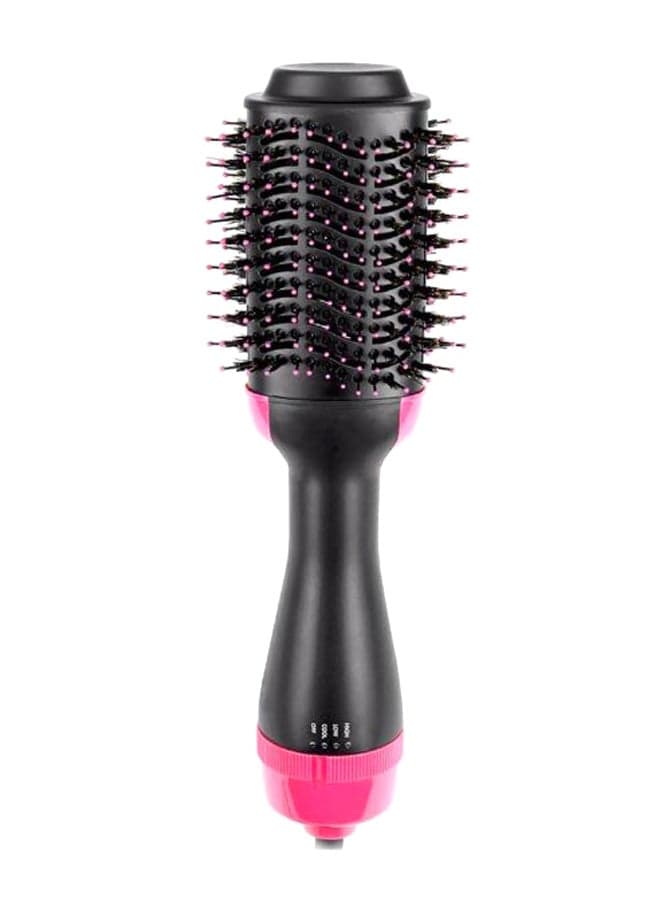 Multi-Function Infrared Anion Hot Roller Hair Dryer And Styler Black/Pink 34 x 7.5cm