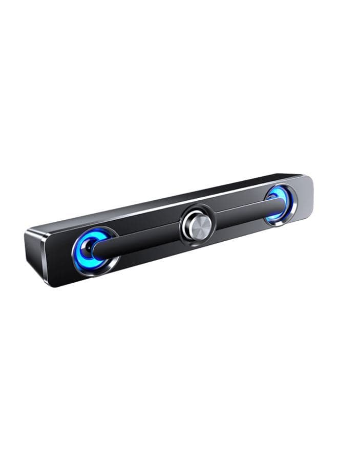 Wired Bar Stereo Speaker V-111 Black