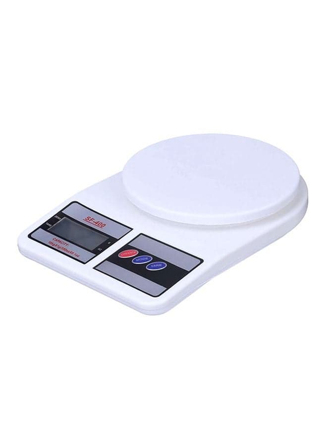 Digital Kitchen Scale White 25x19x5cm