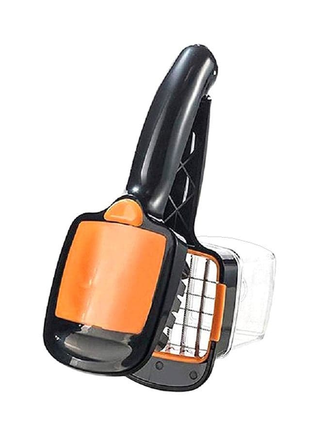 5-In-1 Fruit And Vegetable Cutter Orange/Black