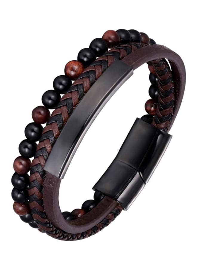 Leather Braided Bracelet