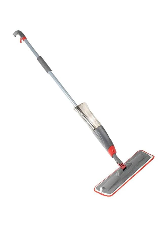 Handheld Floor Cleaning Spray Mop Grey/Red/Silver 16inch