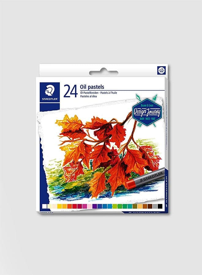24-Piece Oil Pastel Colour Set Multicolour