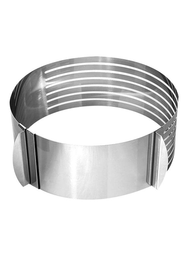 Stainless Steel Adjustable Cake Slicer Silver 200mm