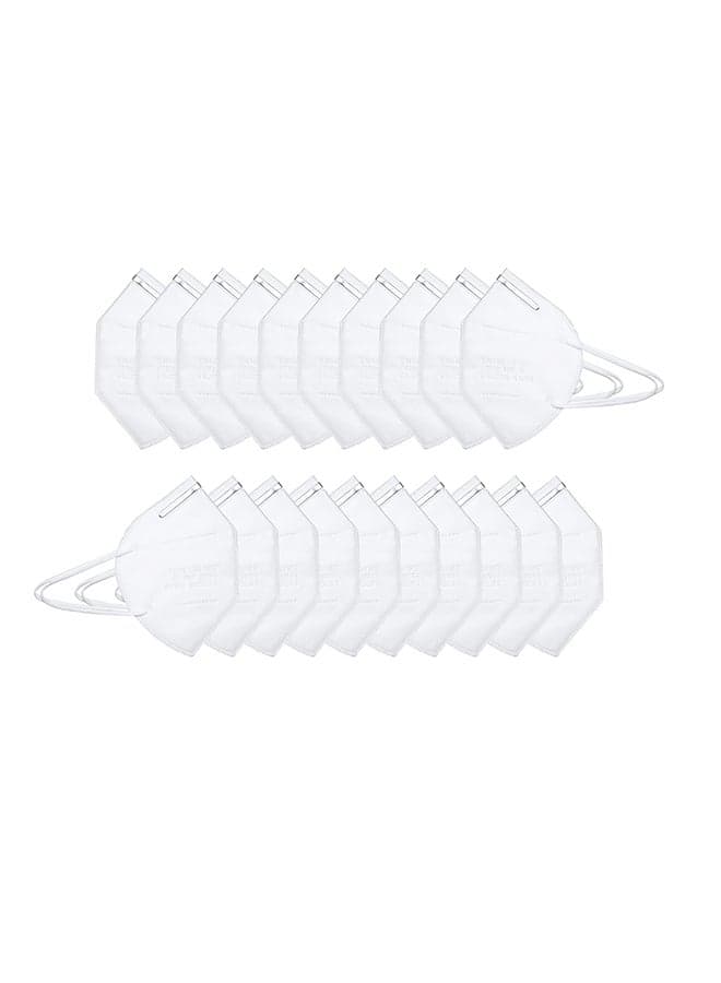 20-Piece KN95 4-Layer Disposable Face Mask