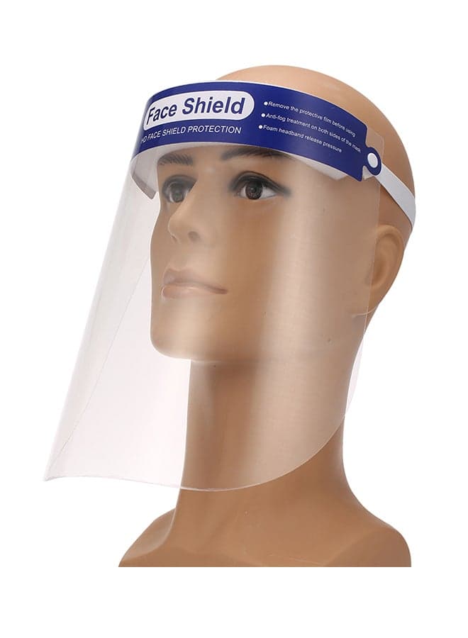 20-Piece Protective Isolation Protective Face Shield Clear 35 x 25 x 6cm