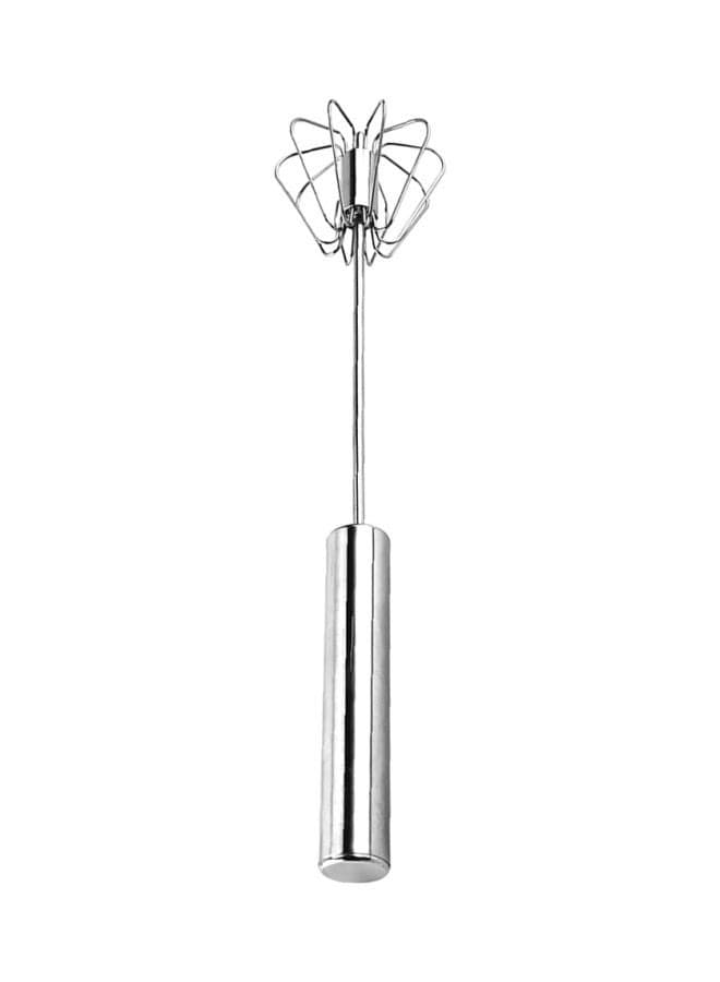 Stainless Steel Egg Beater Silver 260x55mm