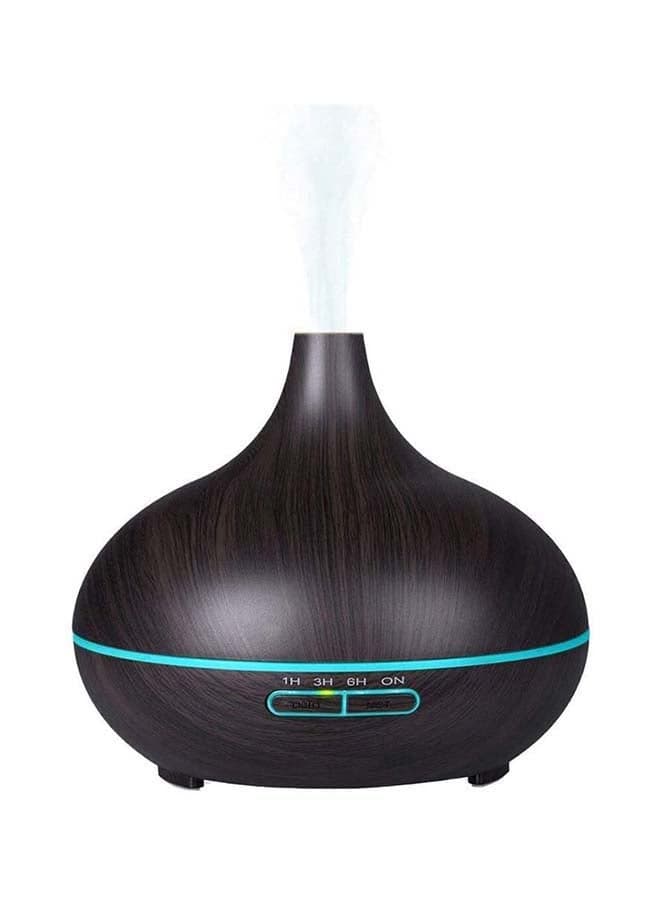 Dark Wood Grain Essential Humidifier 10W Dark Brown