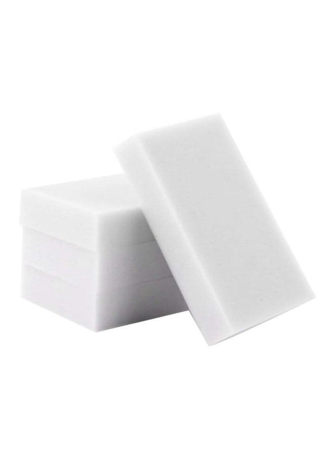 20-Piece Multifunctional Cleaning Sponge White 10x6x2cm